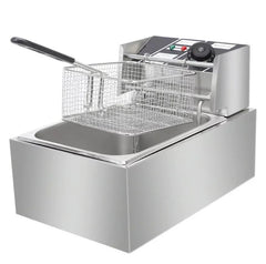 Commercial 10L Fast Electric Deep Fryer Fat Chip Single Tank Stainless Steel UK - Show Gadgets