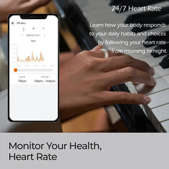 Black Technology Heart Rate, Blood Oxygen, Sleep Monitoring Waterproof Bluetooth Ring - Show Gadgets