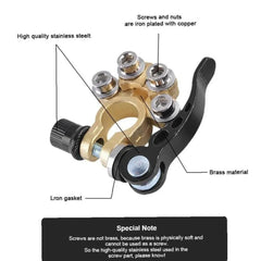 2PCS Battery Terminals Connectors Clamps Quick Release For Caravan Car Van 12V - Show Gadgets