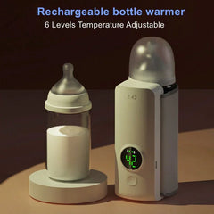 Portable Wireless Rechargeable Baby Bottle Warmer USB Charging And Heating Bag Portable Constant Temperature Milk Warmer Universal Bottle Insulation Sleeve - Show Gadgets