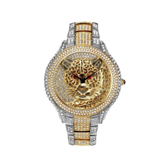 Personalized Leopard Diamond Quartz Women's Watch - Show Gadgets