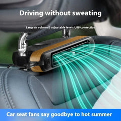 Car Turbine Fan Rear Seat USB Small Fan - Show Gadgets