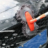 Microfiber Mop Wash Kit Telescopic Car Cleaning Brush With 4 Replacent Header - Show Gadgets