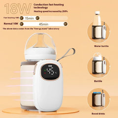 Constant Temperature Feeding Bottle Cover Warm Milk Night Milk Artifact Go Out Portable Universal Milk Modulator - Show Gadgets
