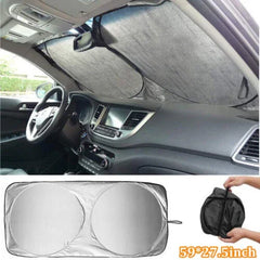 Car Window Sunshade Sun Shade Visor Windshield Cover Auto Car SunShade Anti Snow Ice Windshield Sunshade Car Windshield Sunshade - Show Gadgets