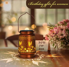 Hummingbird Solar Lantern Metal Hanging Light LED Decorative Light Garden Decor - Show Gadgets