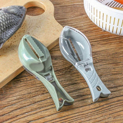 Fish Skin Brush Scraping Fish Scale Brush Grater Quick Disassembly Fish Knife Cleaning Peeling Skin Scraper Scraper Fish Scaler Kitchen Tools - Show Gadgets