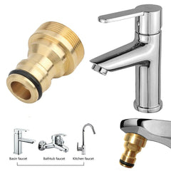 Universal Kitchen Tap Thread Connector Mixer Garden Hose Adaptor Faucet Fitting - Show Gadgets