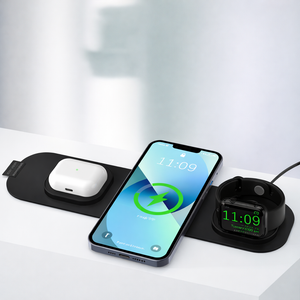Fabric Travel Charger 3 In 1 Wireless