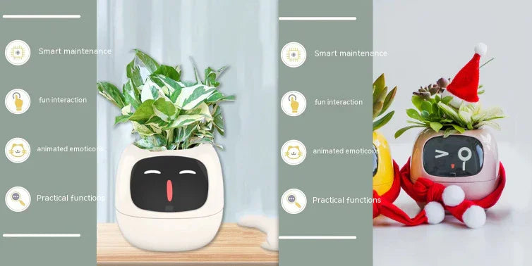 Smart Planter Endless Fun Over 49 Rich Expressions 7 Smart Sensors And AI Chips Make Raising Plants Easy And Fun - Show Gadgets