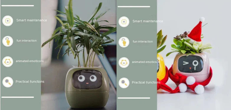 Smart Planter Endless Fun Over 49 Rich Expressions 7 Smart Sensors And AI Chips Make Raising Plants Easy And Fun - Show Gadgets