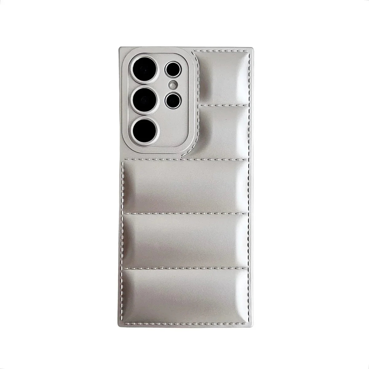 Wave Injection Liquid Down Jacket Airbag Phone Case - Show Gadgets