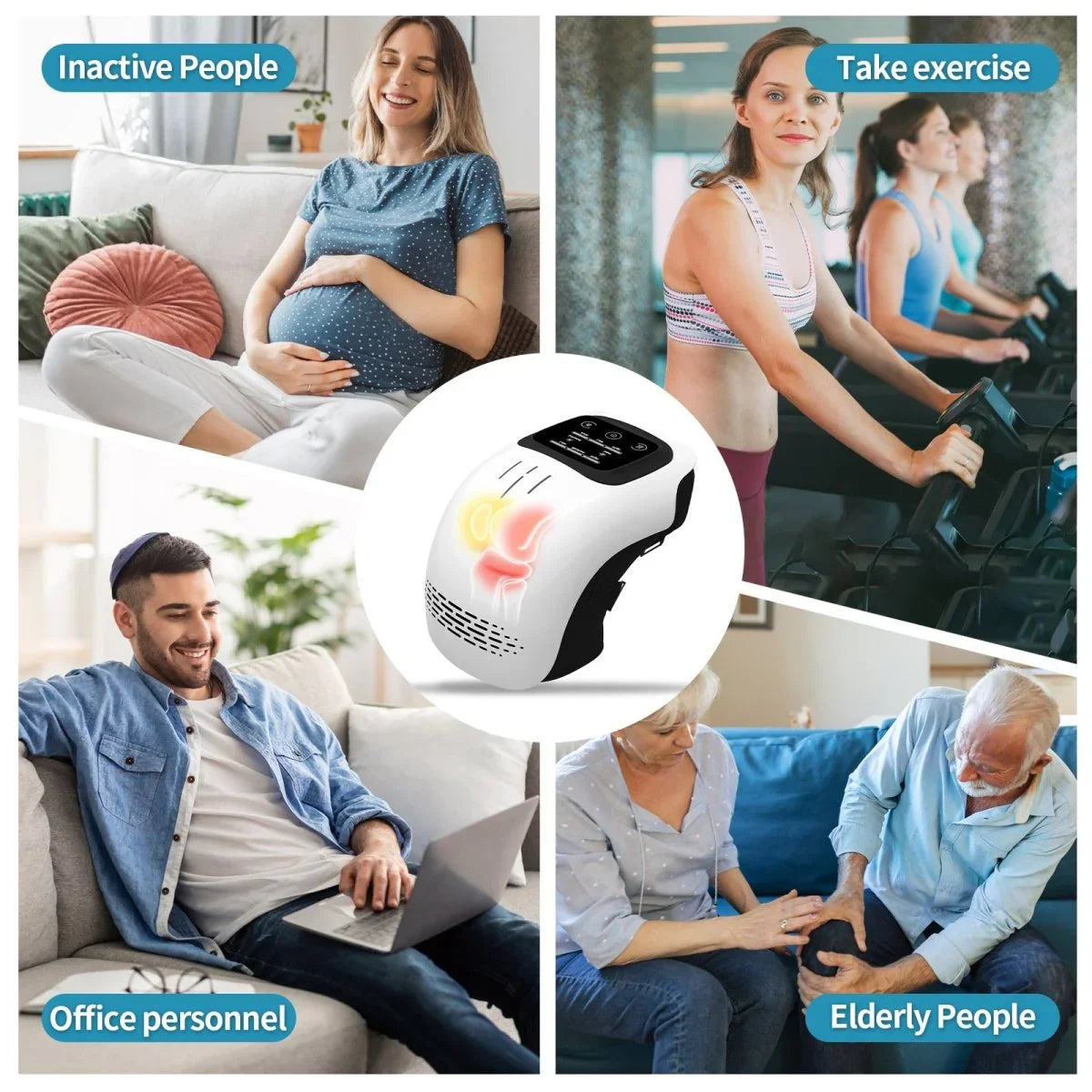 Intelligent Knee Massager – Targeted Relief Through Smart Physiotherapy - Show Gadgets