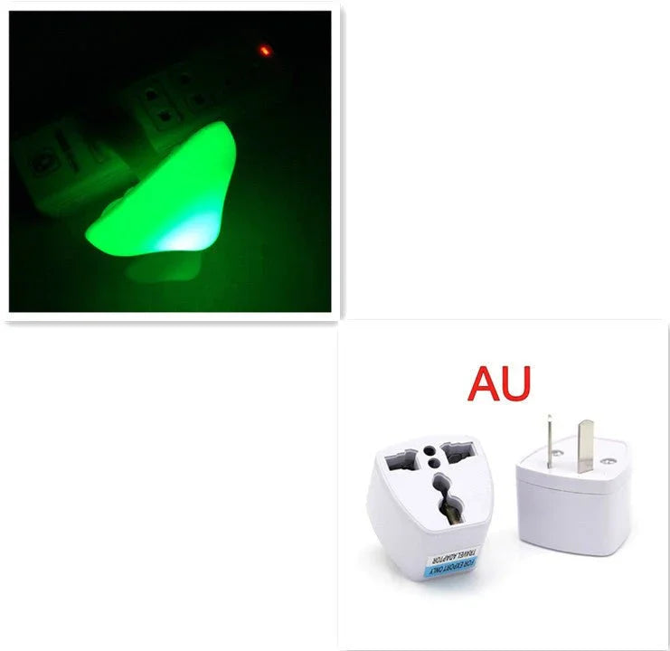 LED Night Light Mushroom Wall Socket Lamp EU US Plug Warm White Light - control Sensor Bedroom Light Home Decoration - Show Gadgets
