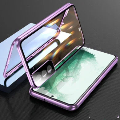 Snap On Magnet King Glass Protective Mirror Phone Case