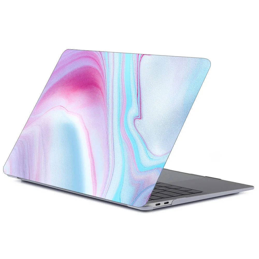 Notebook Marbled Frosted Protective Case - Show Gadgets