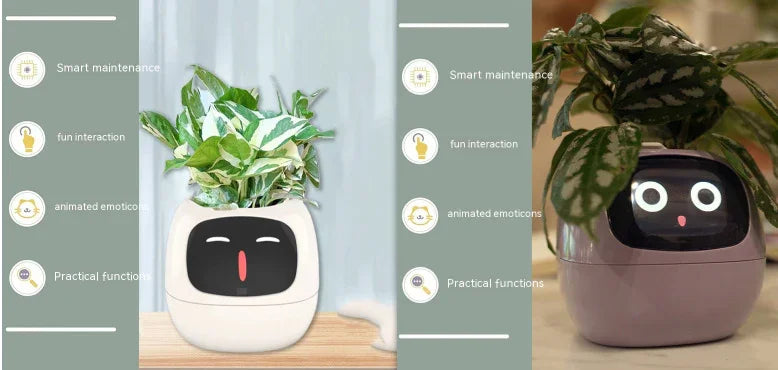 Smart Planter Endless Fun Over 49 Rich Expressions 7 Smart Sensors And AI Chips Make Raising Plants Easy And Fun - Show Gadgets