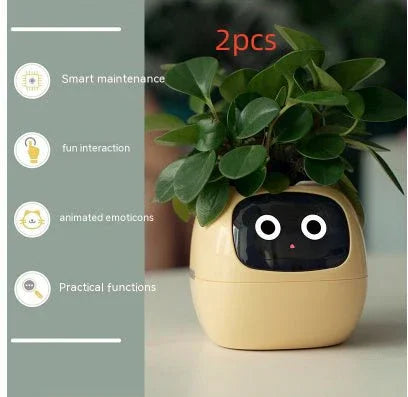 Smart Planter Endless Fun Over 49 Rich Expressions 7 Smart Sensors And AI Chips Make Raising Plants Easy And Fun - Show Gadgets