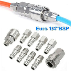 20 PCS Air Line Hose Compressor Fitting Coupling Connector Quick Release - Show Gadgets