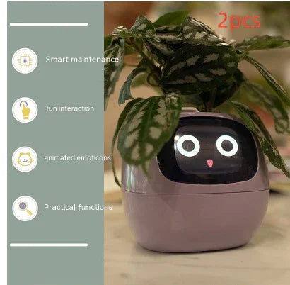 Smart Planter Endless Fun Over 49 Rich Expressions 7 Smart Sensors And AI Chips Make Raising Plants Easy And Fun - Show Gadgets