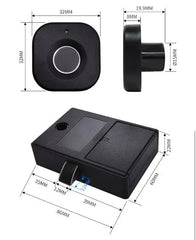 Smart Drawer Locker Wardrobe Electronic Office File Cabinet Dressing Cabinet Lock - Show Gadgets