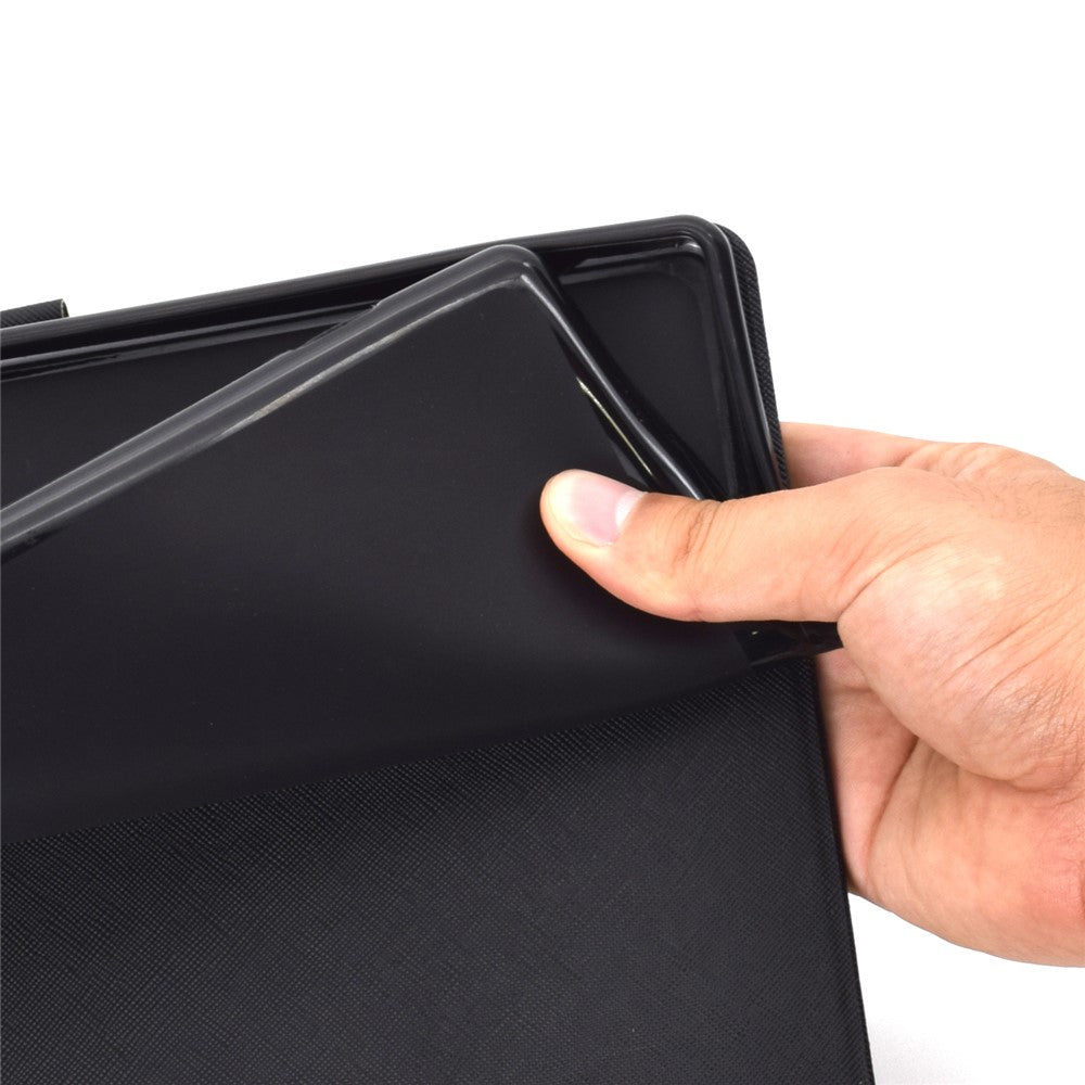 Shock-proof Pattern Printing Card Slot Stand PU Leather Tablet Cover for iPad Mini / Mini 2 / Mini 3 / Mini 4 / mini (2019) 7.9 inch
