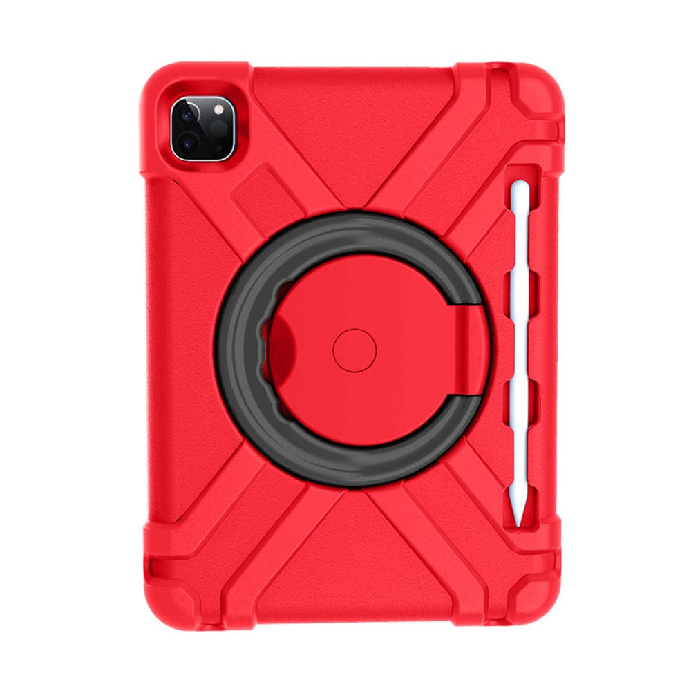 For Apple iPad Air (2020) / Air (2022) / Pro 11-inch (2022) / (2021) / (2020) 360-degree Swivel Kickstand PC + TPU Hybrid Tablet Case