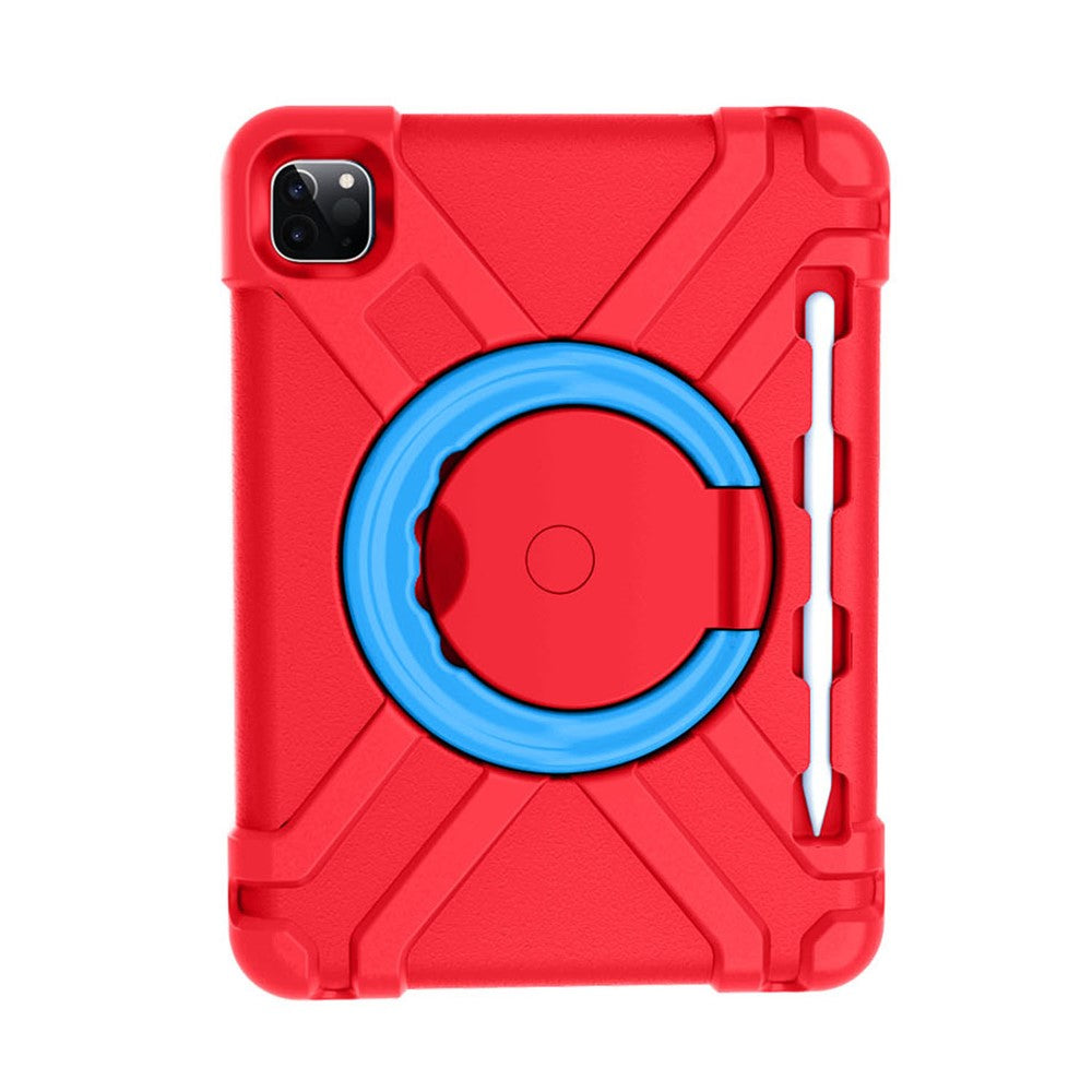 For Apple iPad Air (2020) / Air (2022) / Pro 11-inch (2022) / (2021) / (2020) 360-degree Swivel Kickstand PC + TPU Hybrid Tablet Case