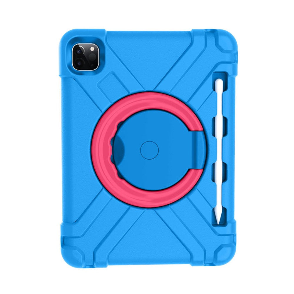 For Apple iPad Air (2020) / Air (2022) / Pro 11-inch (2022) / (2021) / (2020) 360-degree Swivel Kickstand PC + TPU Hybrid Tablet Case
