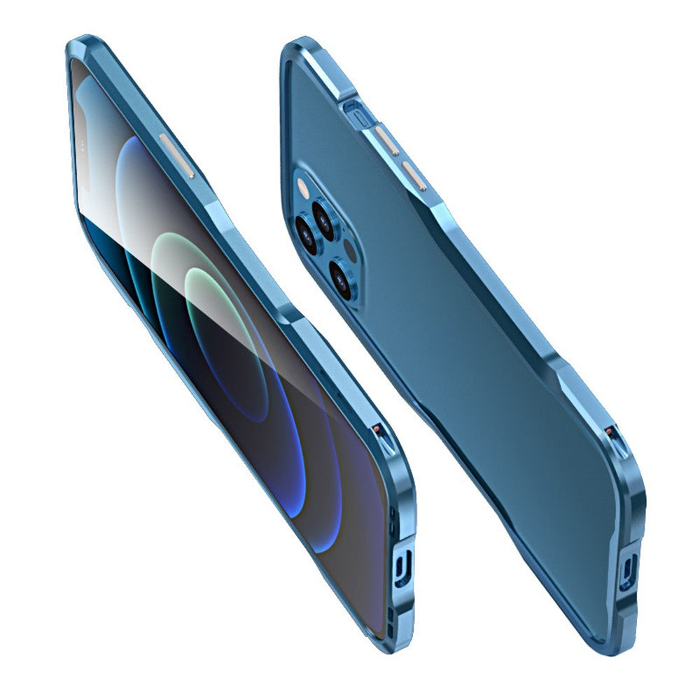 LUPHIE Metal Bumper Shell for iPhone 12 Mini