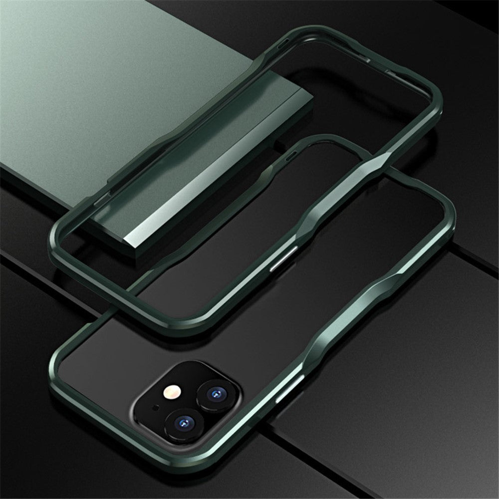 LUPHIE Metal Bumper Shell for iPhone 12 Mini
