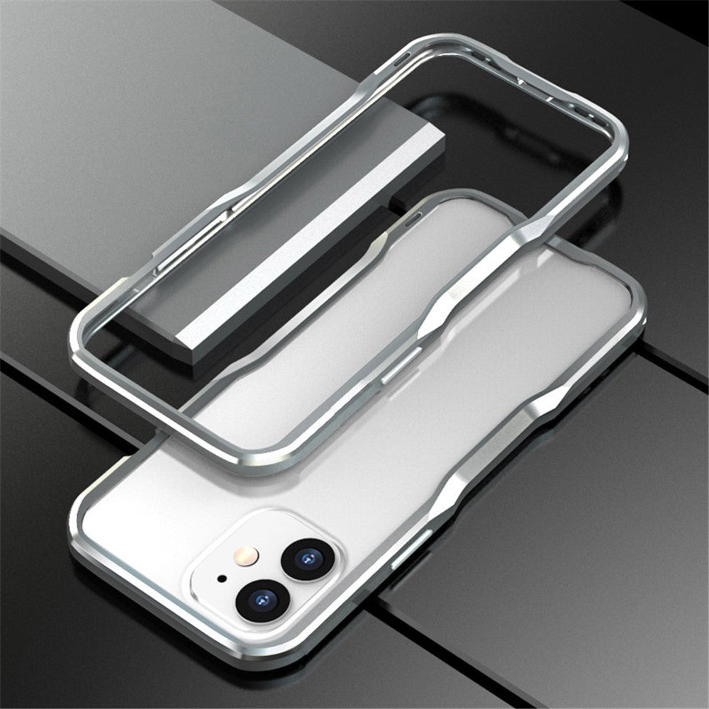 LUPHIE Metal Bumper Shell for iPhone 12 Mini