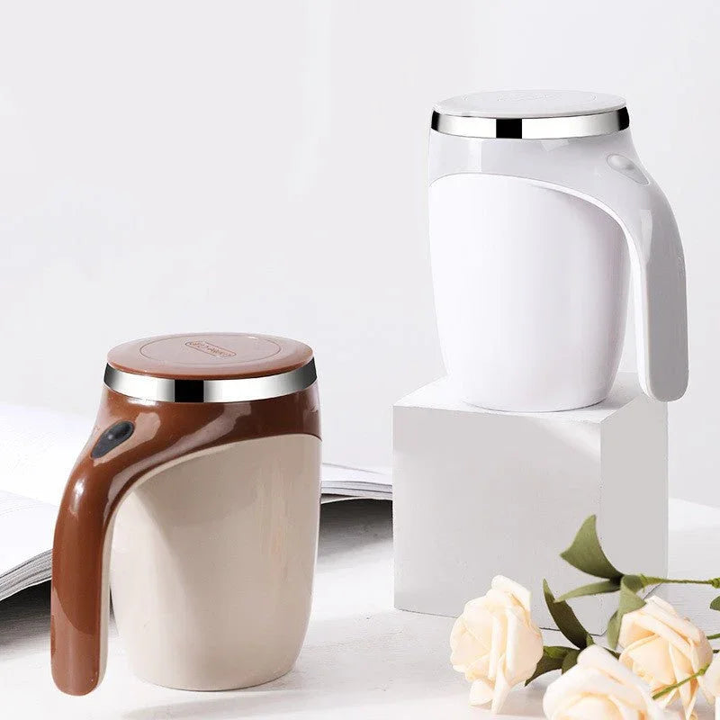 Rechargeable Model Automatic Stirring Cup Coffee Cup High Value Electric Stirring Cup Lazy Milkshake Rotating Magnetic Water Cup - Show Gadgets