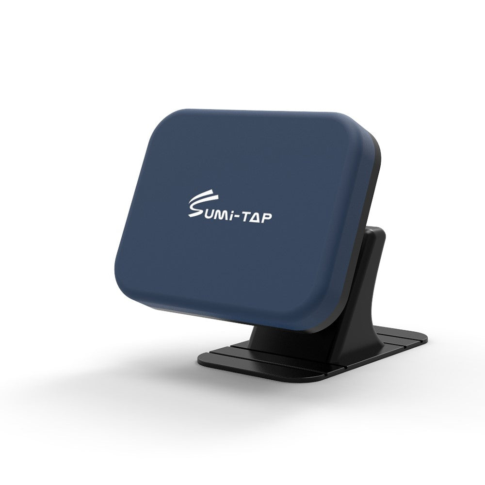 SUMI-TAP Square Arc Base Universal Car Phone Holder 360 Degree Rotatable Magnetic Mobile Phone Stand Mount