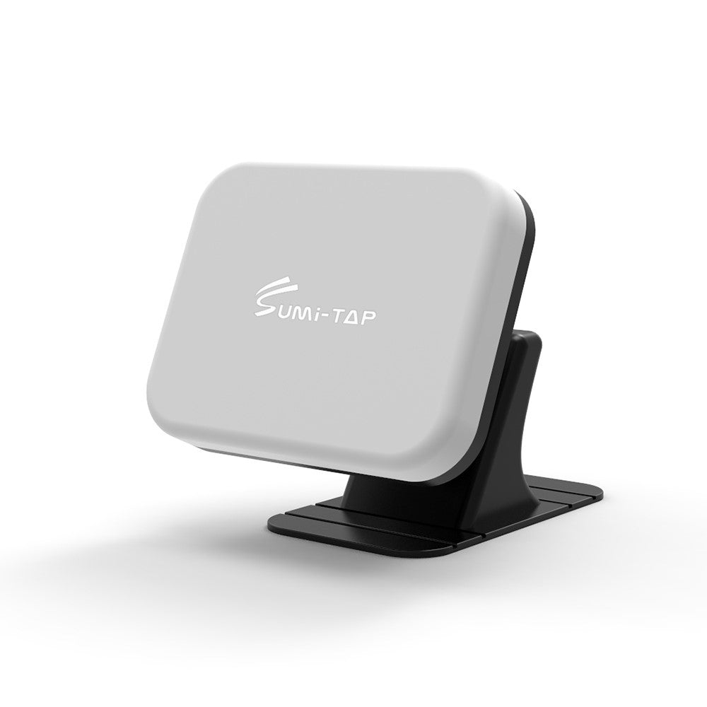 SUMI-TAP Square Arc Base Universal Car Phone Holder 360 Degree Rotatable Magnetic Mobile Phone Stand Mount
