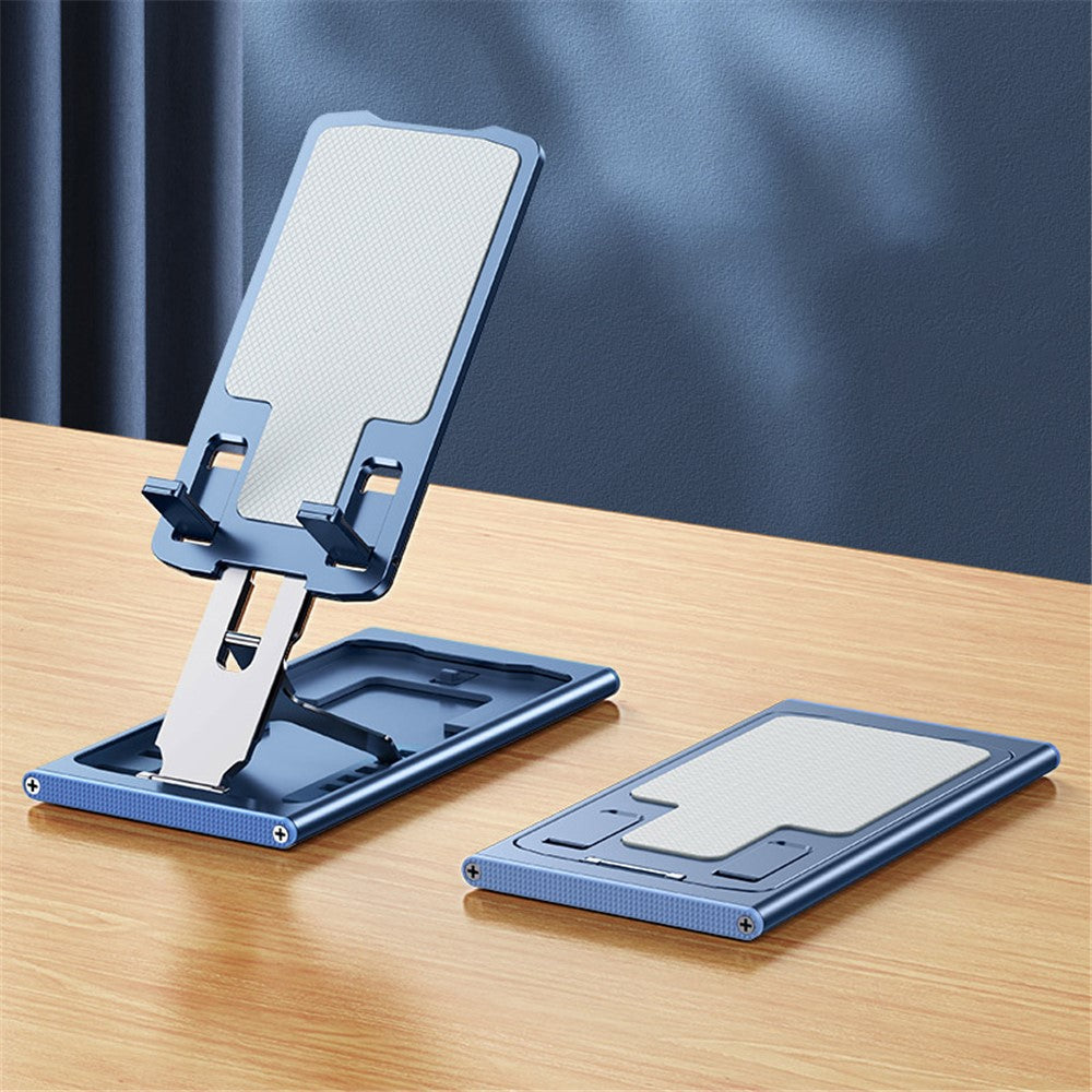 R-JUST HZ16 Universal Foldable Desktop Mobile Phone Tablet Holder Bracket Adjustable Metal Stand