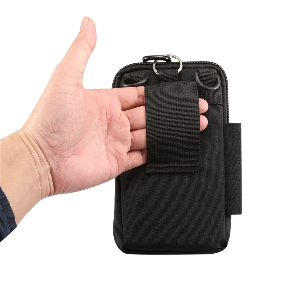 7-Inch Outdoor Tactical Mobile Pouch Waist Pack Utility Gadget Bag with Mobile Phone Holster