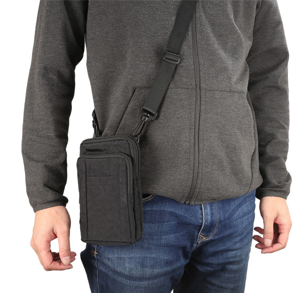 7-Inch Outdoor Tactical Mobile Pouch Waist Pack Utility Gadget Bag with Mobile Phone Holster