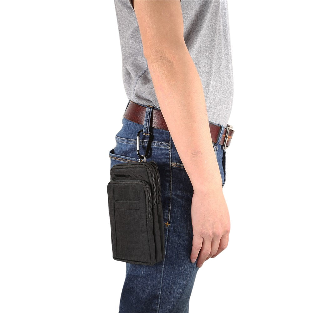 7-Inch Outdoor Tactical Mobile Pouch Waist Pack Utility Gadget Bag with Mobile Phone Holster