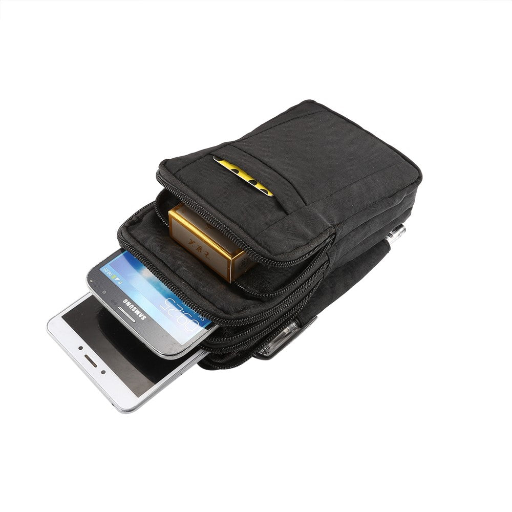 7-Inch Outdoor Tactical Mobile Pouch Waist Pack Utility Gadget Bag with Mobile Phone Holster
