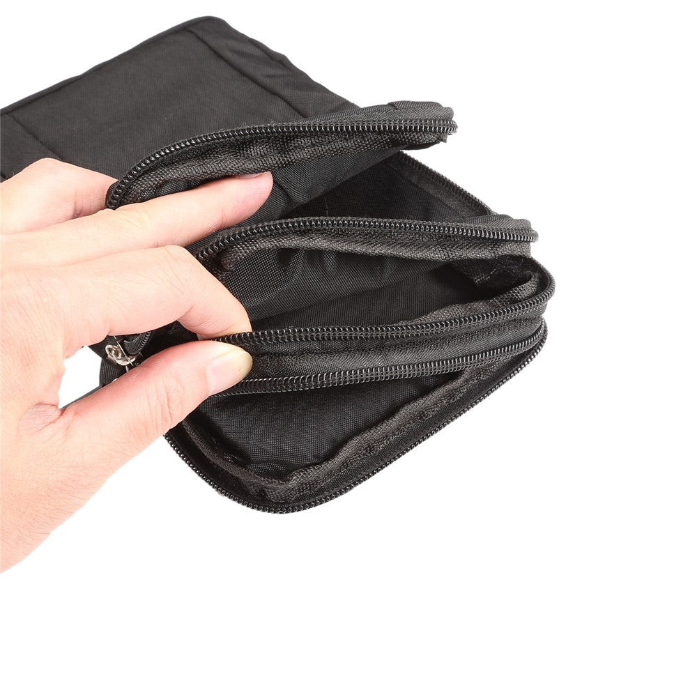 7-Inch Outdoor Tactical Mobile Pouch Waist Pack Utility Gadget Bag with Mobile Phone Holster