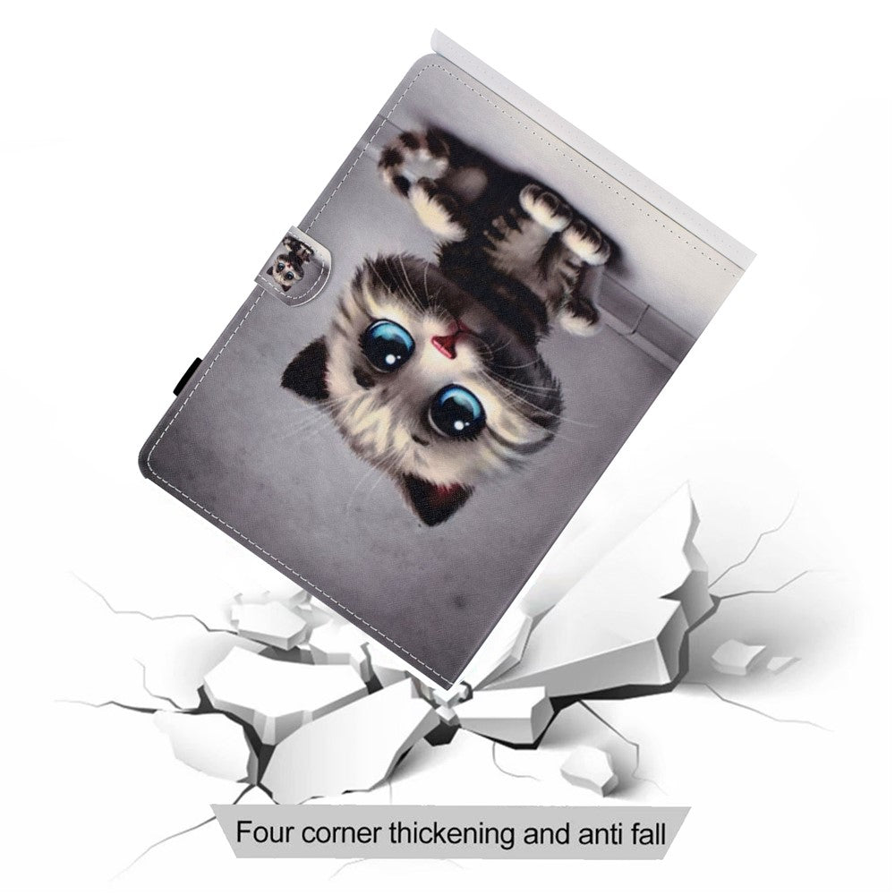 Patterned 10 inches Tablet Universal PU Leather Stand Case with Card Holder for iPad 9.7 (2018) / Microsoft Surface Go