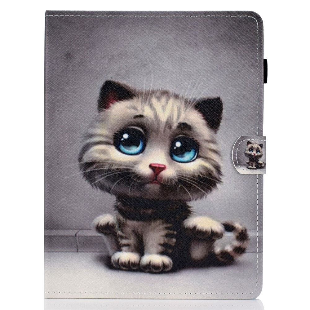 Patterned 10 inches Tablet Universal PU Leather Stand Case with Card Holder for iPad 9.7 (2018) / Microsoft Surface Go