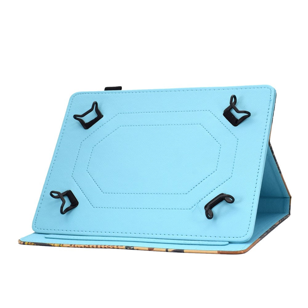 Patterned 10 inches Tablet Universal PU Leather Stand Case with Card Holder for iPad 9.7 (2018) / Microsoft Surface Go