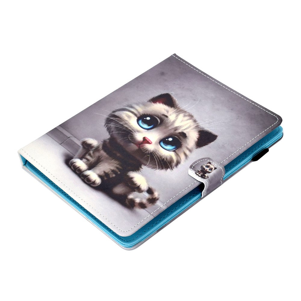 Patterned 10 inches Tablet Universal PU Leather Stand Case with Card Holder for iPad 9.7 (2018) / Microsoft Surface Go