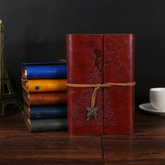 Loose - Leaf Portable Retro Kraft Paper Notepad Kraft Paper Notepad – Vintage Style & Practical Design - Show Gadgets