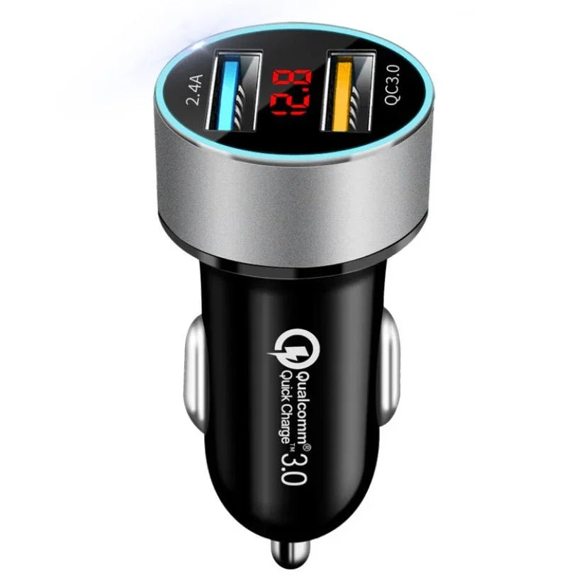 LED digital display car charger - Show Gadgets