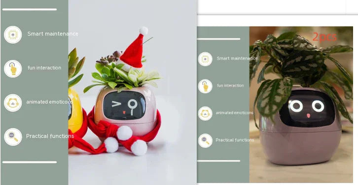 Smart Planter Endless Fun Over 49 Rich Expressions 7 Smart Sensors And AI Chips Make Raising Plants Easy And Fun - Show Gadgets