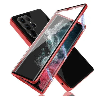 Snap On Magnet King Glass Protective Mirror Phone Case