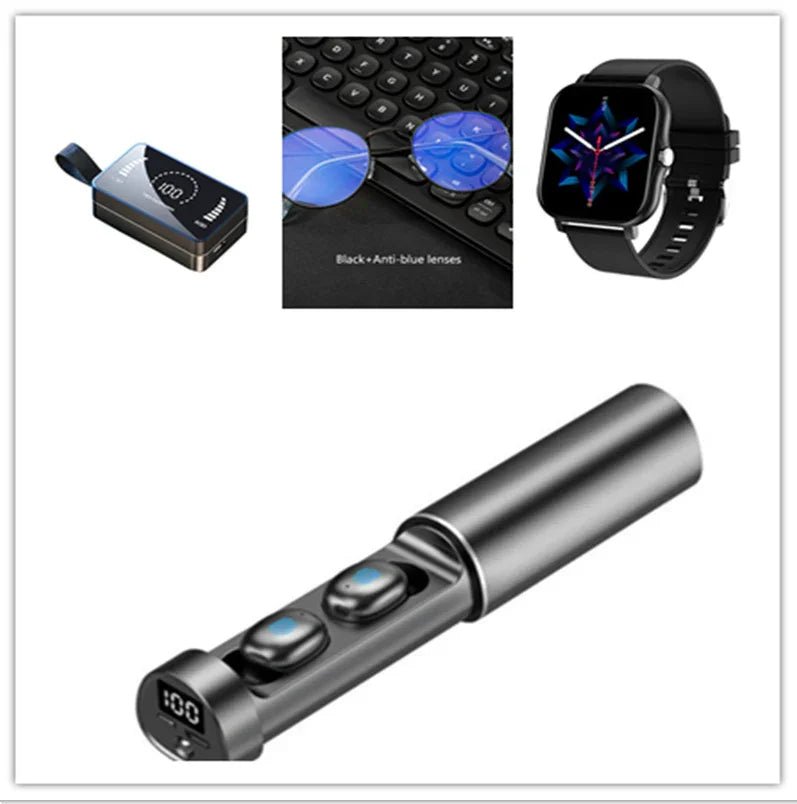 Bluetooth Earphone 5.0 Wireless 8D HIFI Sport MIC Earbuds Gaming Music Headset - Show Gadgets